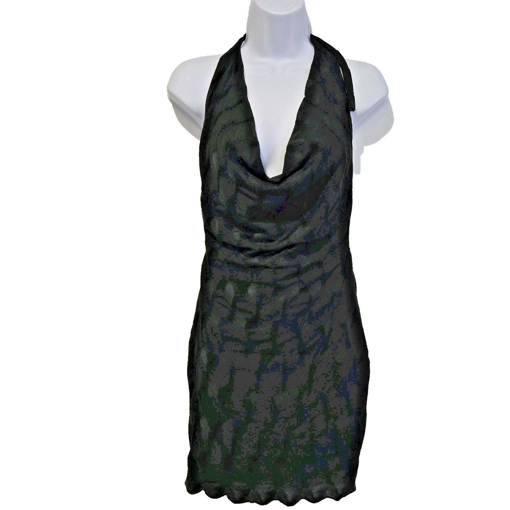 NWT Forever 21 Women's Backless Halter Knee Length Dress Lined‎ Size Small